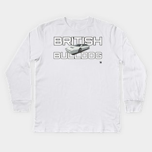 Geo3Doodles British Bulldog Doodle Kids Long Sleeve T-Shirt